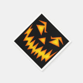 Scenary Jack O Lantern Face Servet (Hoek)