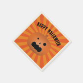 Scenary Jack O Lantern Pumpkin Halloween Party Servet (Hoek)