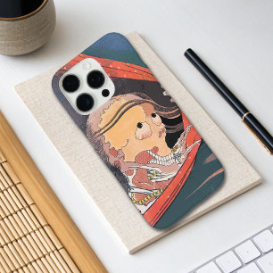 Scenary Japary Skeleton Ghost Woodblock Hoesje-Mat iPhone 16 Pro Hoesje