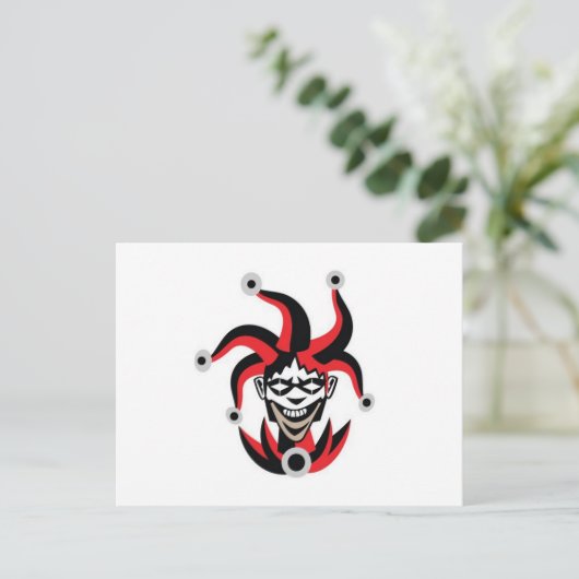 Scenary joker design briefkaart (Staand voorkant)