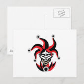 Scenary joker design briefkaart (Voorkant / Achterkant)