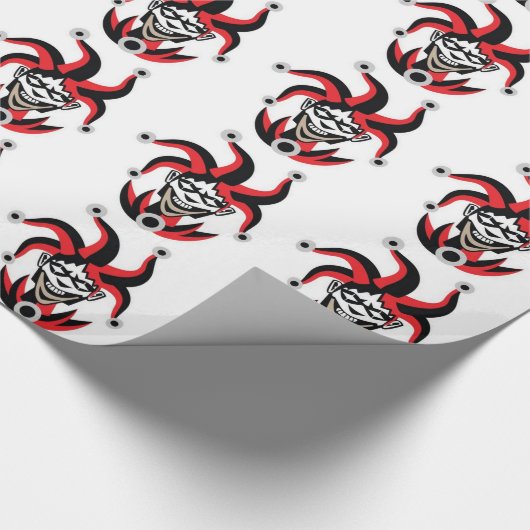 Scenary joker design cadeaupapier (Hoek)