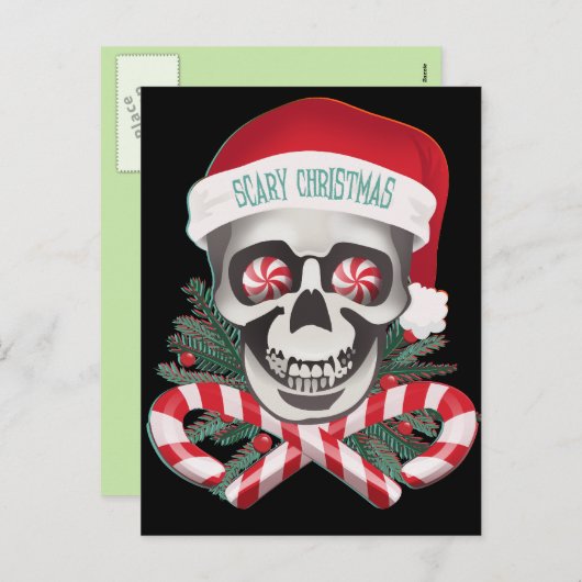 Scenary Kerstmis Feestdagenkaart (Voorkant / Achterkant)