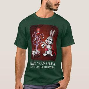 Scenary Little KerstTree Gothic Festive Rabbit T-shirt