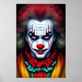 Scenary male Clown | AI Art Poster (Voorkant)