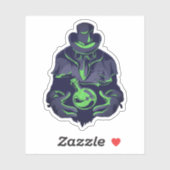 Scenary Plague Doctor Halloween Gift Gothic Design Sticker (Vel)