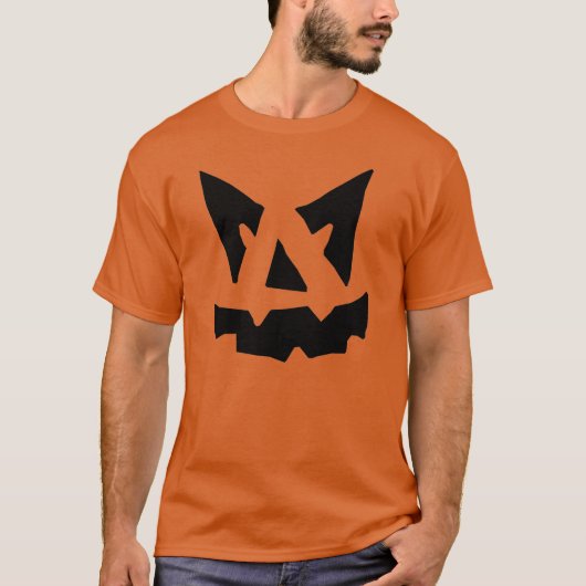 Scenary Pumpkin Face T-shirt (Voorkant)