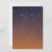 Scenary Pumpkin Night Party Planner Uitnodiging (Achterkant)