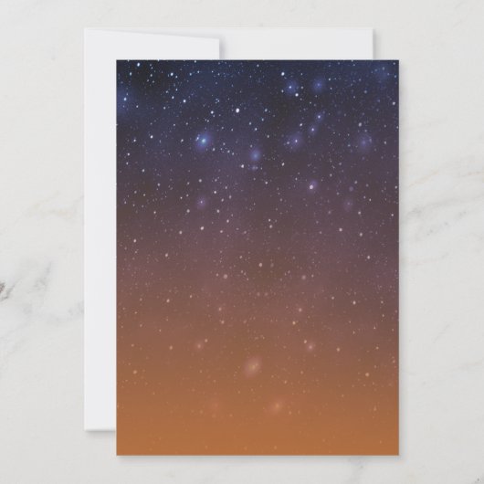 Scenary Pumpkin Night Party Planner Uitnodiging (Achterkant)