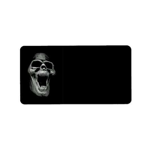 Scenary Skull Address Label (Voorkant)