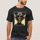 Scenary Skull Horror Nightmare Creepy Face Unique T-shirt (Voorkant)
