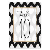 Scenary White Halloween Waterverf Pattern Kaart (Voorkant)