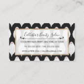 Scenary White Halloween Waterverf Pattern Kortingskaartje (Achterkant)