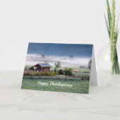 Scène 2 van het boerderij feestdagen kaart (Voorkant)