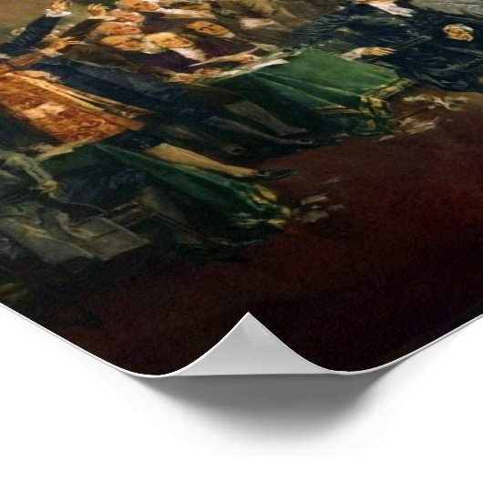 Scène bij de ondertekening van de Grondwet Poster (Hoek)