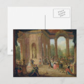 Scène bij een gemaskerde bal briefkaart (Voorkant / Achterkant)