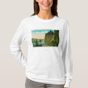 Scene bij Shepperd's Dell op Columbia River T-shirt