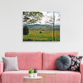 Scene Canvas, gebergte in Noord-Georgië Canvas Afdruk (Insitu (Woonkamer))