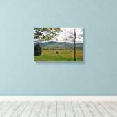 Scene Canvas, gebergte in Noord-Georgië Canvas Afdruk (Insitu (Houten vloer))