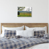 Scene Canvas, gebergte in Noord-Georgië Canvas Afdruk (Insitu (Slaapkamer))