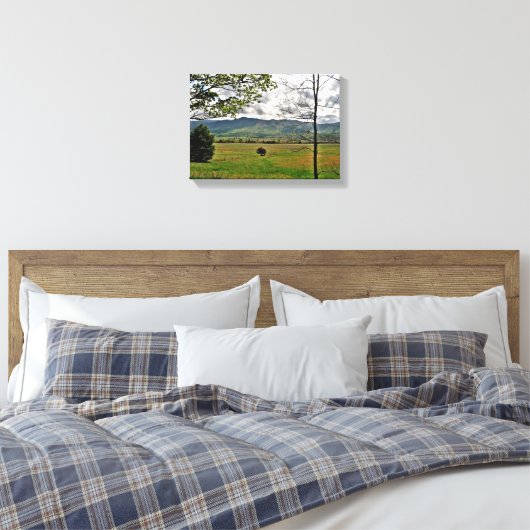 Scene Canvas, gebergte in Noord-Georgië Canvas Afdruk (Insitu (Slaapkamer))