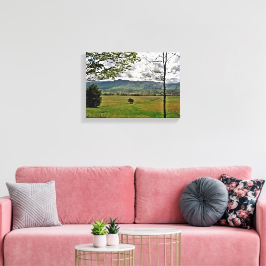 Scene Canvas, gebergte in Noord-Georgië Canvas Afdruk (Insitu (Woonkamer))