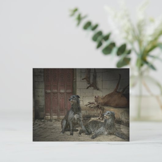 Scène de chasse : le butin (deel 3) briefkaart (Staand voorkant)