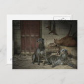 Scène de chasse : le butin (deel 3) briefkaart (Voorkant / Achterkant)