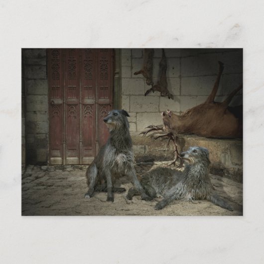 Scène de chasse : le butin (deel 3) briefkaart (Voorkant)