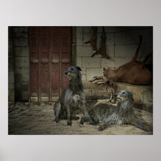 Scène de chasse : le butin (deel 3) poster (Voorkant)