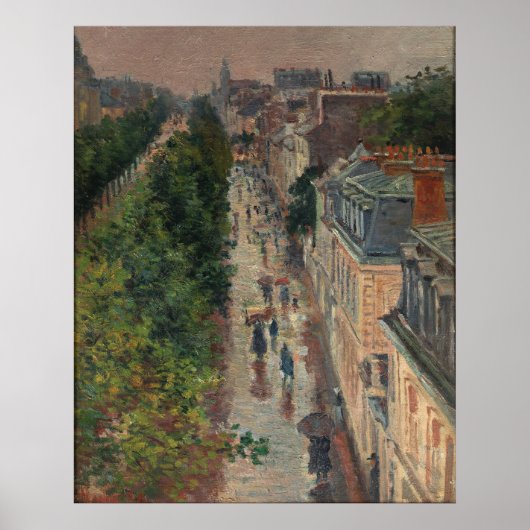 Scene de Rue a Paris Poster (Voorkant)