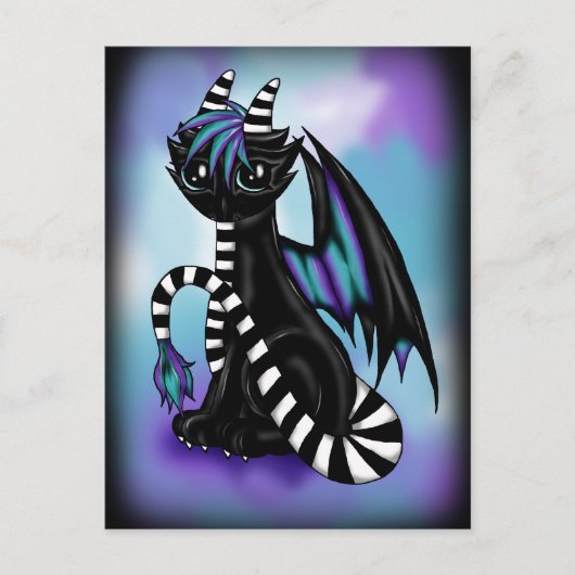 Scene Dragon Briefkaart (Voorkant)
