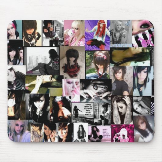 SCENE EN EMO GIRLLz Muismat (Voorkant)