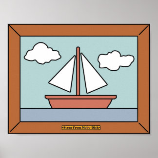 Scene From MobyDick Poster