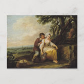 Scene Galante, 1774 Briefkaart (Voorkant)