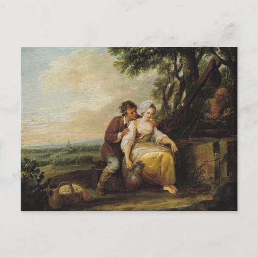Scene Galante, 1774 Briefkaart (Voorkant)