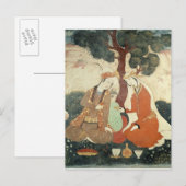 Scene galante uit de tijd van Shah Abbas I Briefkaart (Voorkant / Achterkant)