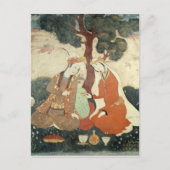 Scene galante uit de tijd van Shah Abbas I Briefkaart (Voorkant)