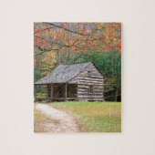 Scene Historic Log Cabin in Smoky Legpuzzel (Verticaal)