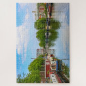 Scene in Amsterdam, Nederland Legpuzzel (Verticaal)