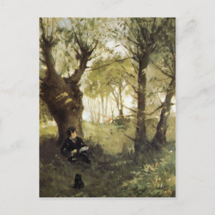 Scene in Auvers door Berthe Morisot Briefkaart