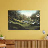 Scene in Busch Sunken Gardens Canvas Afdruk (Insitu (Woonkamer))
