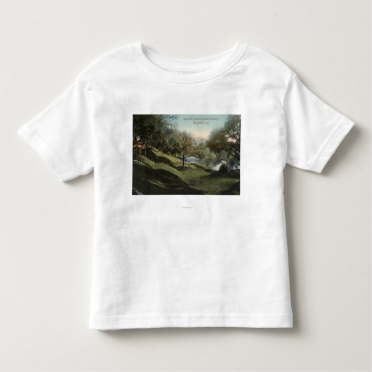 Scene in Busch Sunken Gardens Kinder Shirts (Voorkant)