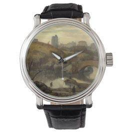 Scene in Central Park (New York City, NY, VS) Horloge