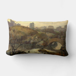 Scene in Central Park (New York City, NY, VS) Kussen