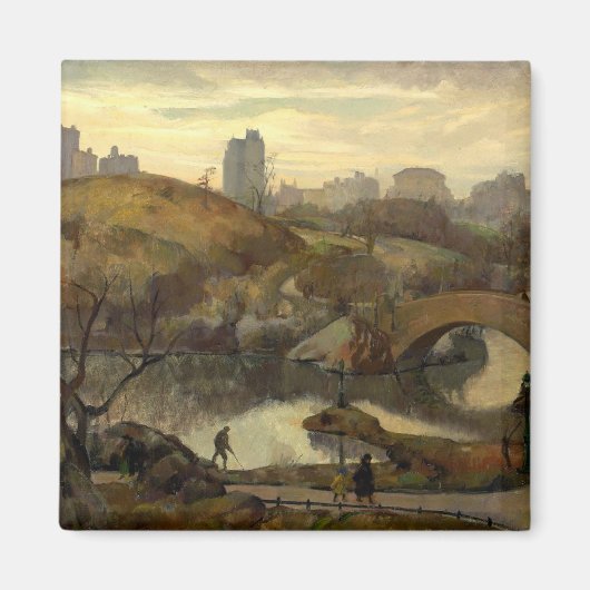 Scene in Central Park (New York City, NY, VS) Magneet (Voorkant)