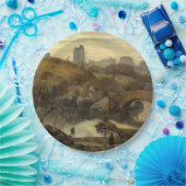 Scene in Central Park (New York City, NY, VS) Papieren Bordje (Feest)