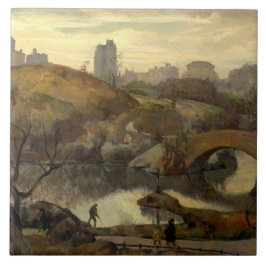 Scene in Central Park (New York City, NY, VS) Tegeltje