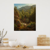 Scene in de Catskills, Paul Weber Fine Art Poster (Keuken)