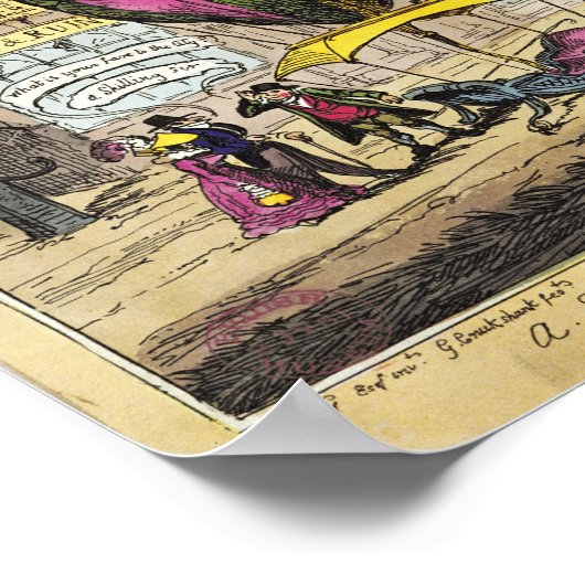 Scène in de Farce 'Lofty Prospects' Poster (Hoek)